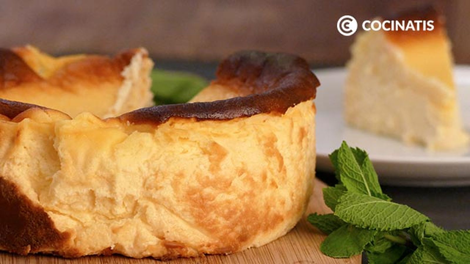 Receta de tarta de queso vasca La Viña paso 7 Receta de tarta de queso vasca La Viña paso 7