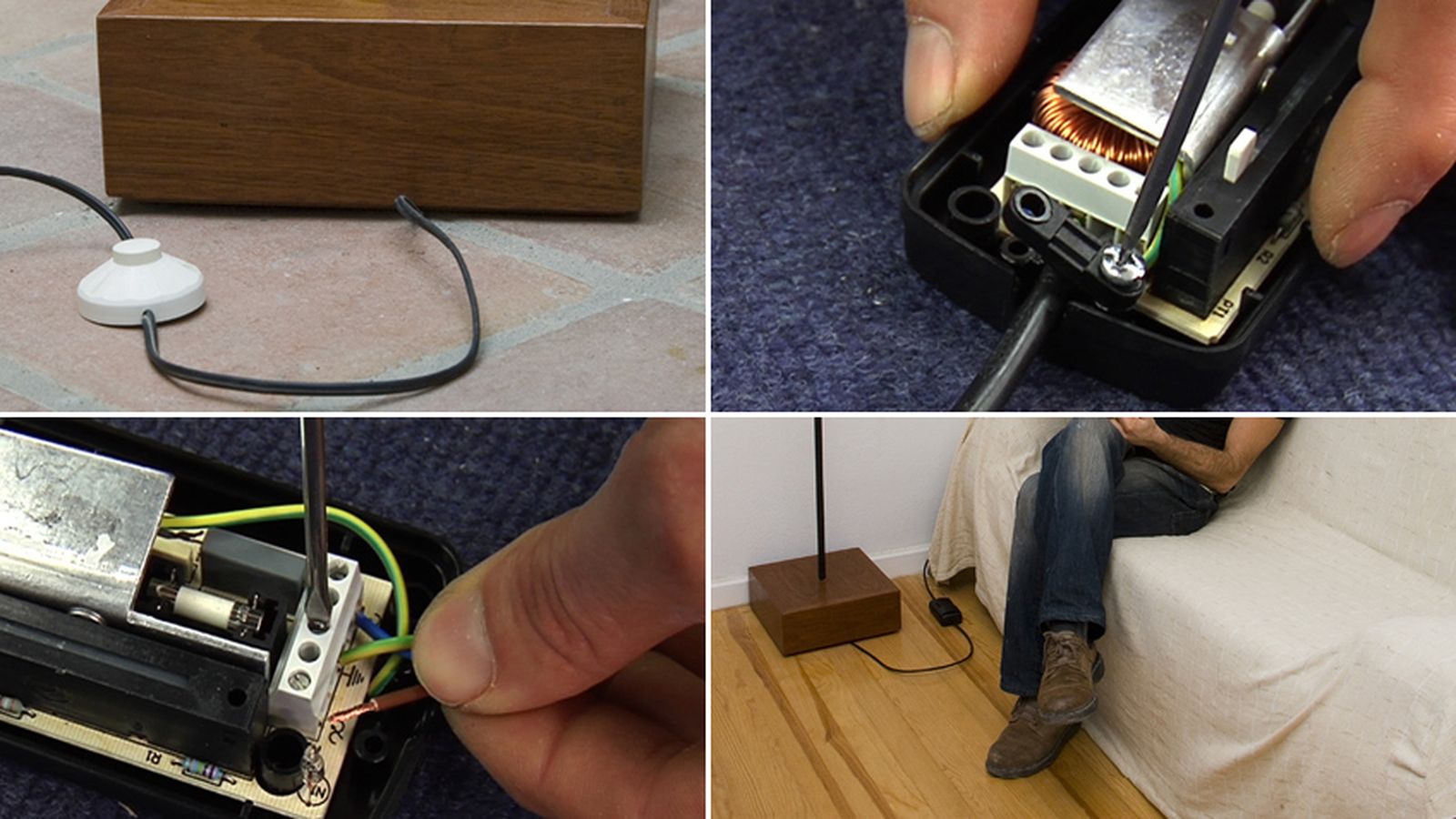 Cambiar el cable a una lámpara Cambiar el cable a una lámpara