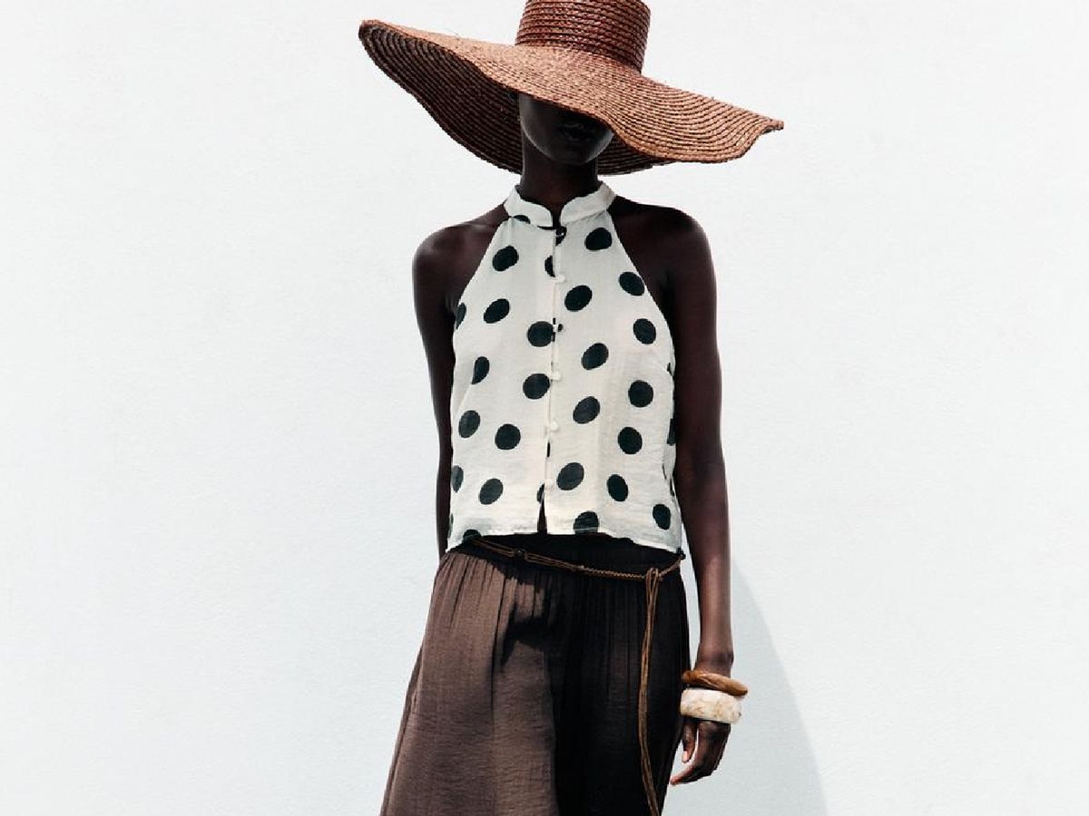 Los lunares en blanco y negro son una apuesta segura