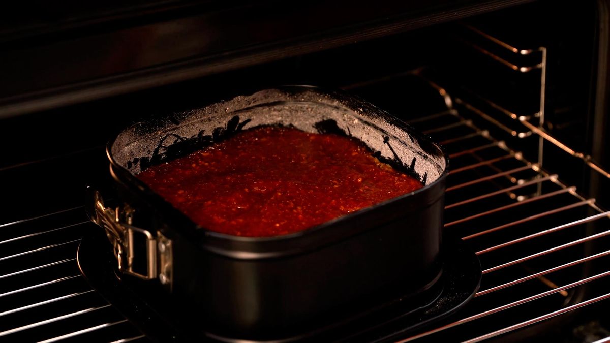 Pastel vegano de legumbres   paso 6