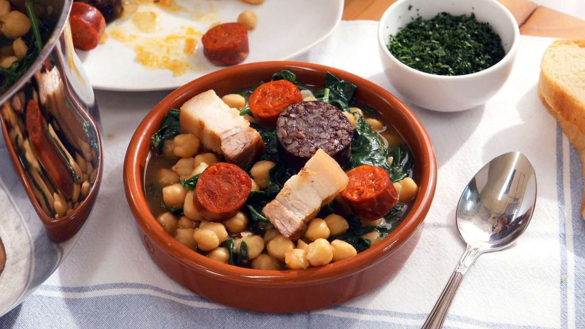 Potaje de garbanzos   Paso 7