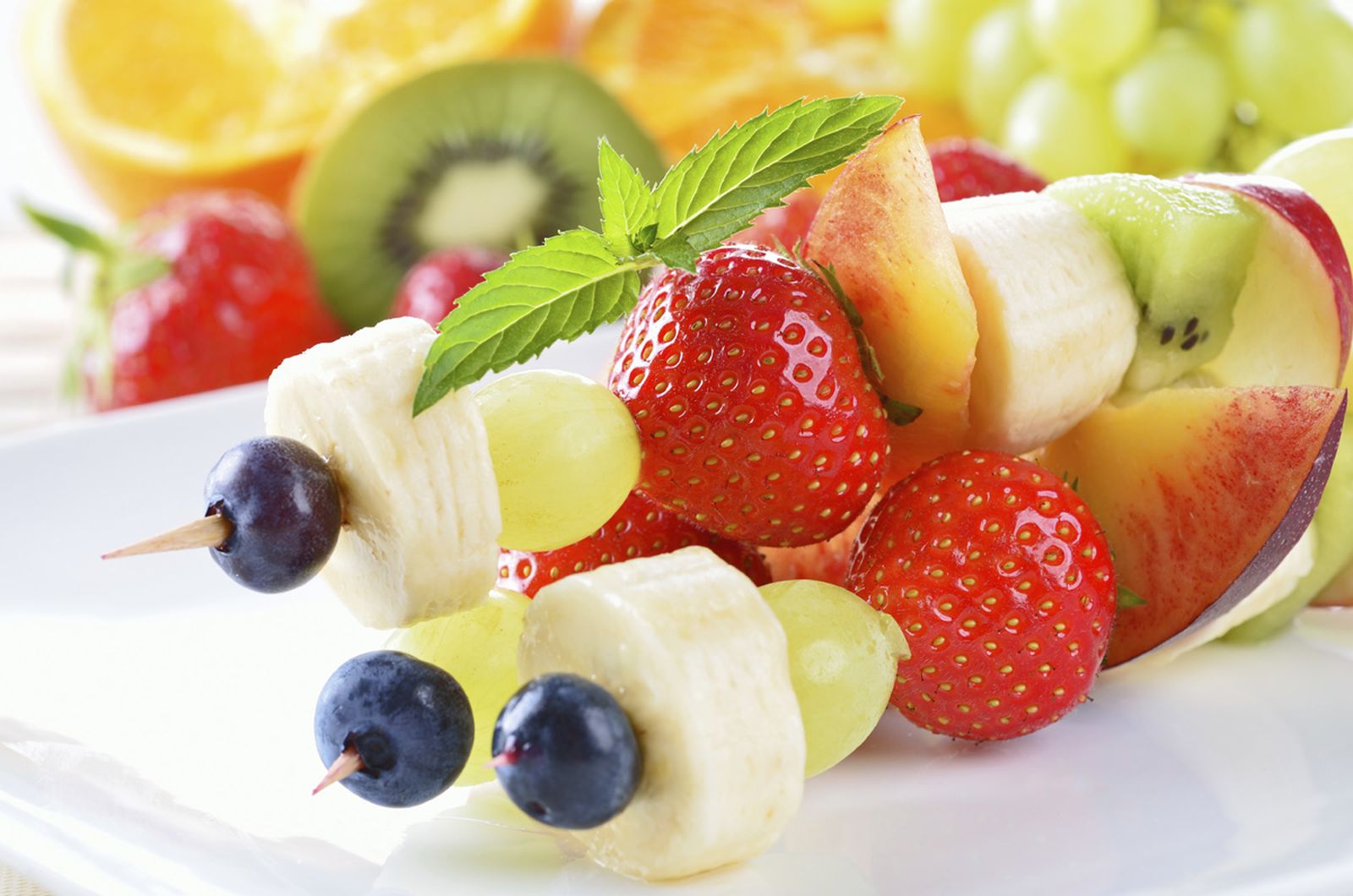 brochetas frutas brochetas frutas