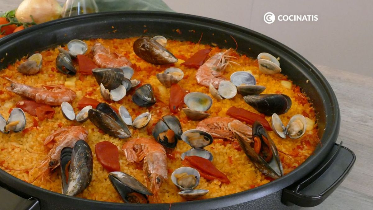 Paella de marisco