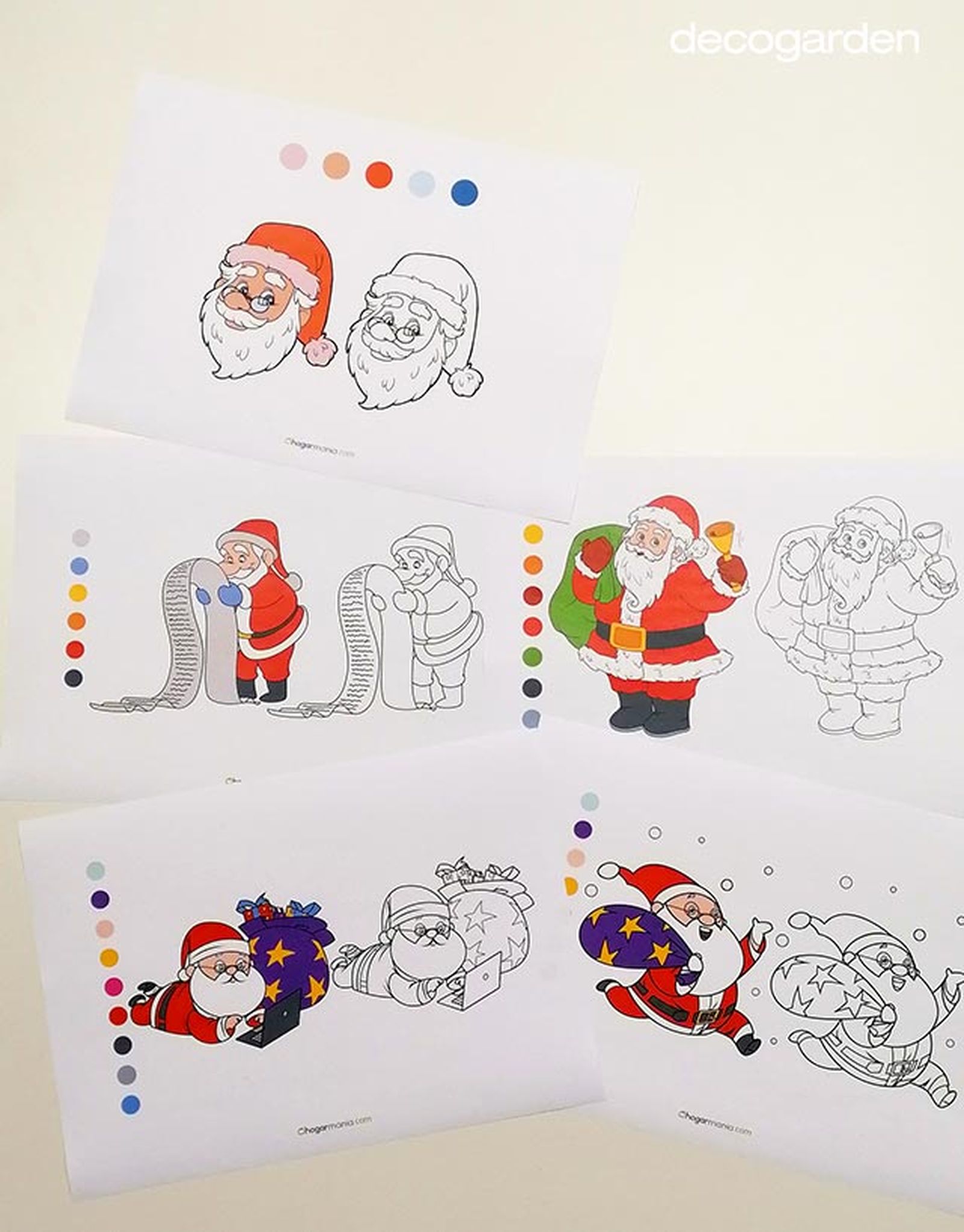dibujos papa noel colorear hojas dibujos papa noel colorear hojas