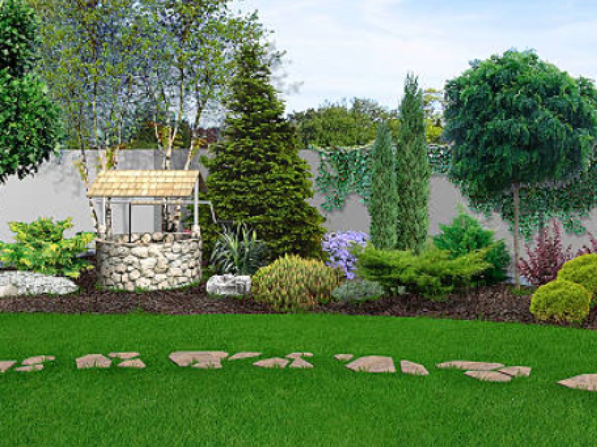 Utiliza elementos naturales como la piedra para decorar tu jardín rústico