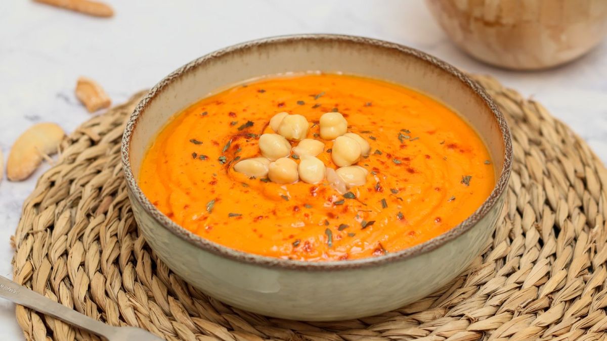 Hummus de pimiento