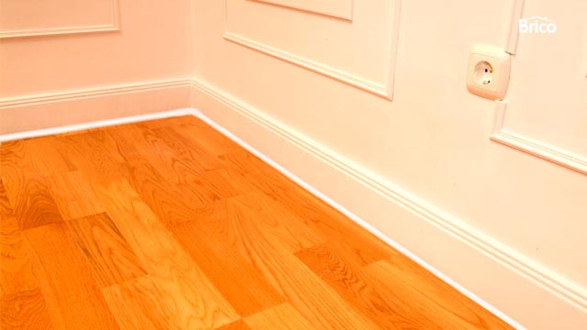 Sellado de juntas en suelo de madera paso 5