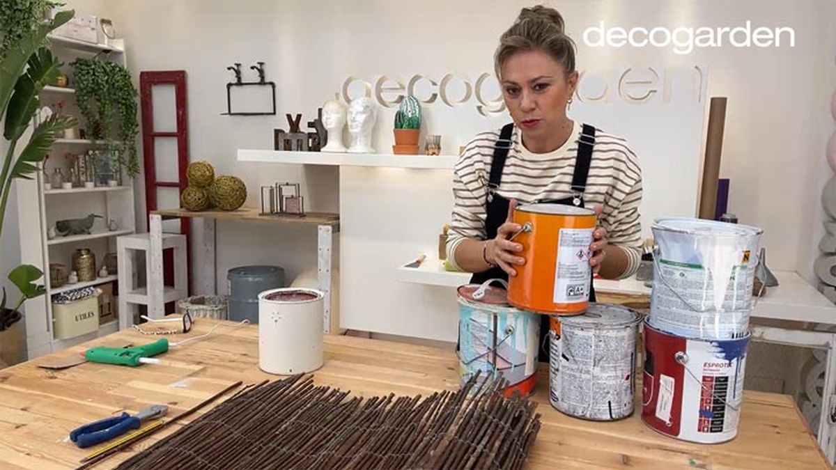 como hacer una maceta reciclando bote pintura paso 1