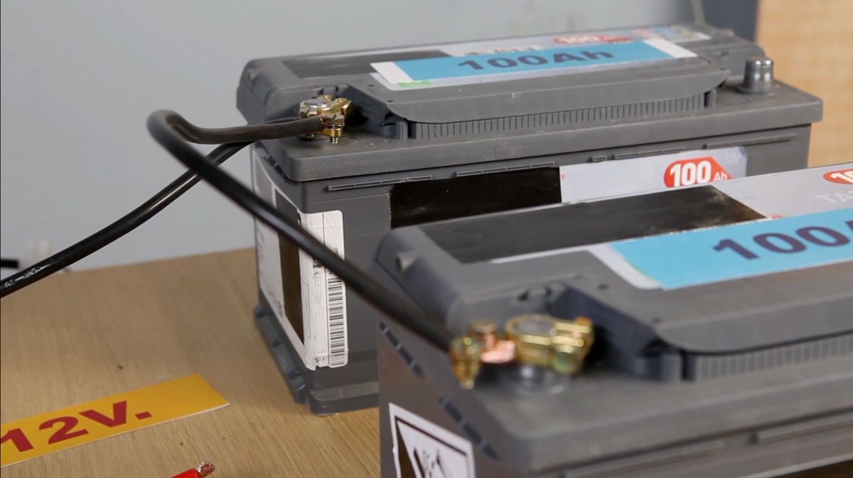 Baterías en paralelo paso 5