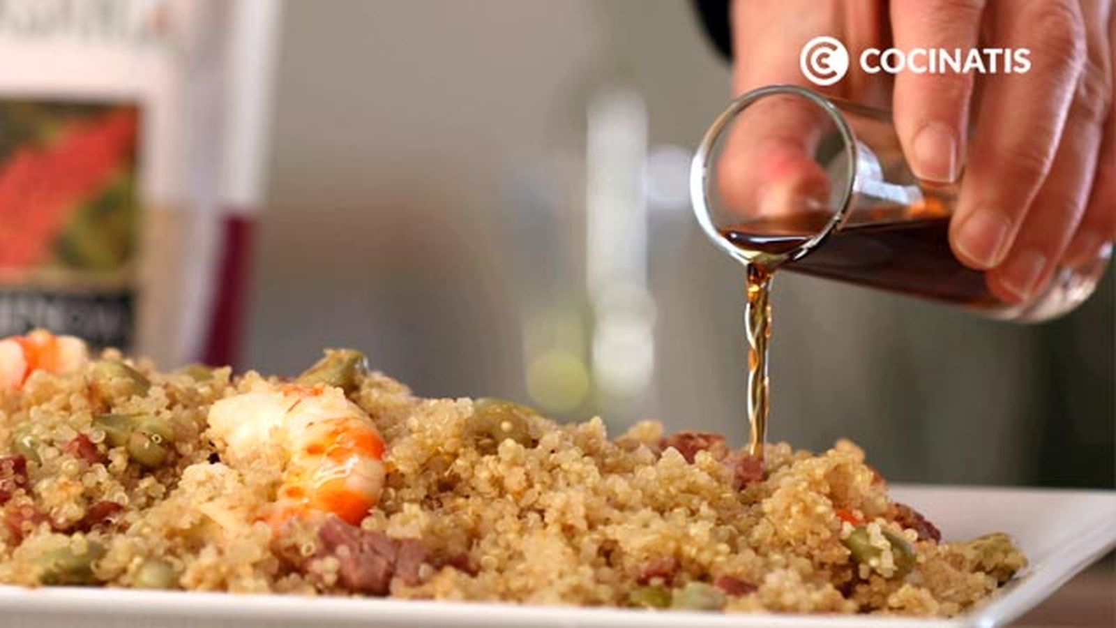 Receta de ensalada de quinoa y gambas paso 6 Receta de ensalada de quinoa y gambas paso 6