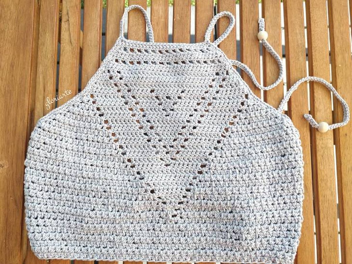 como hacer un crop top de crochet 1