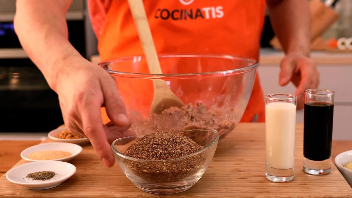 Pastel vegano de legumbres   paso 2