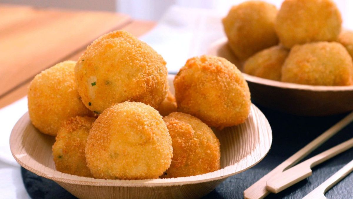Croquetas de patata y bacalao