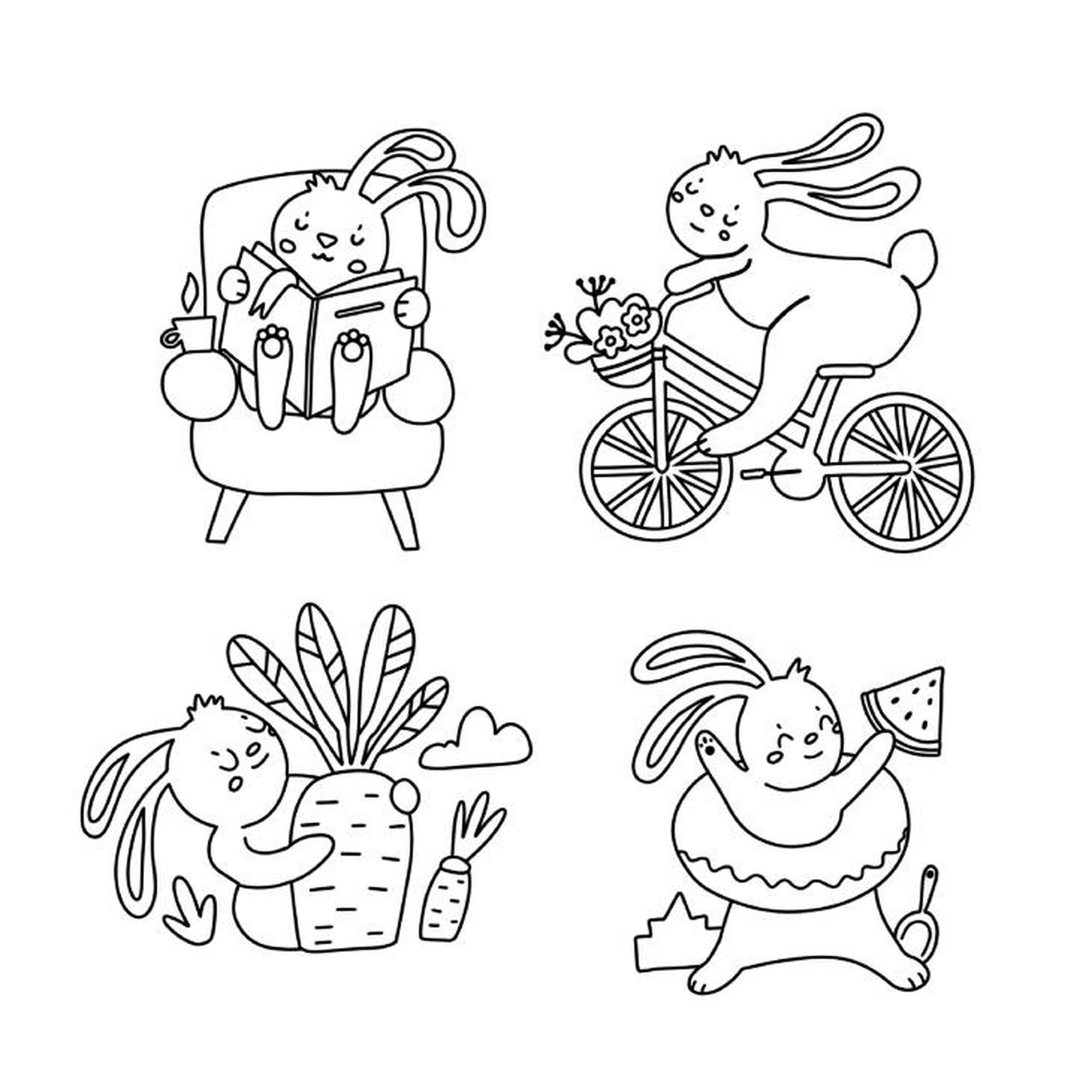 dibujo conejo pascua 2 dibujo conejo pascua 2