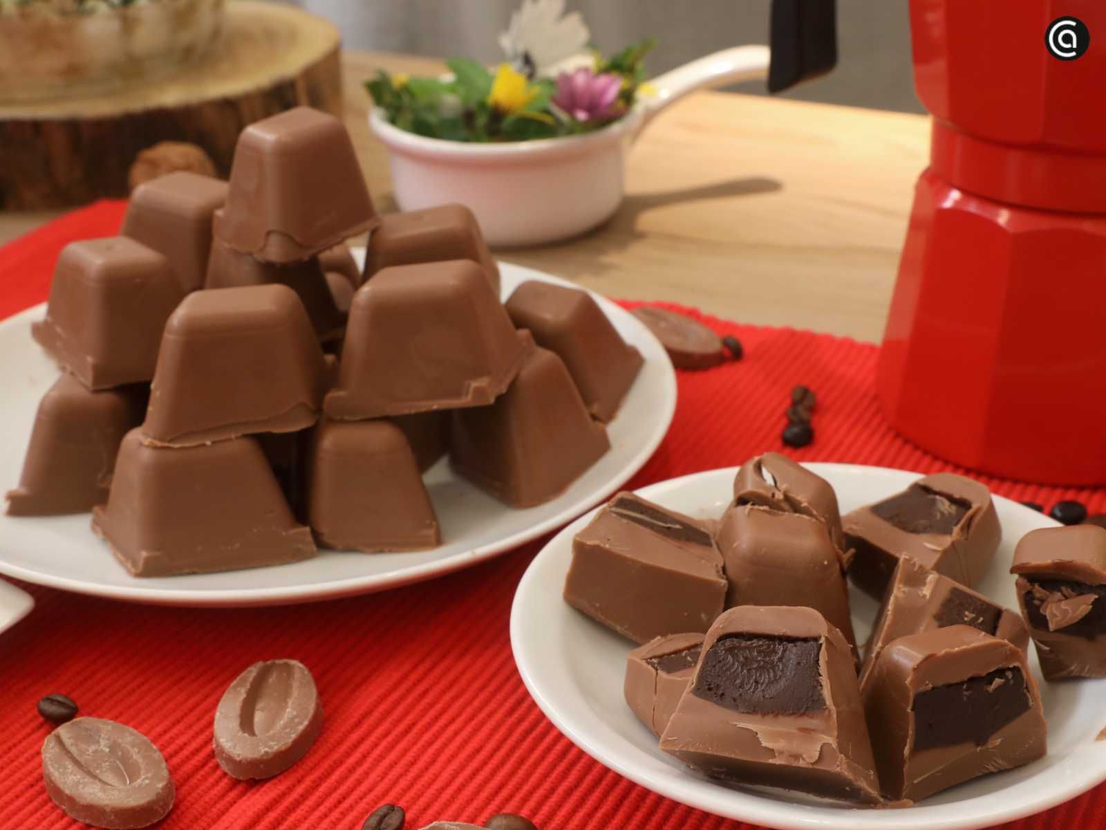 Bombones de café y chocolate