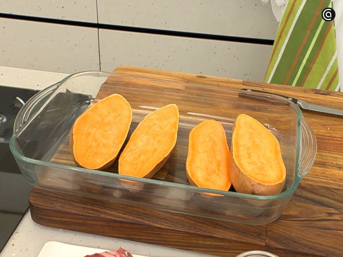 Asa los boniatos al horno