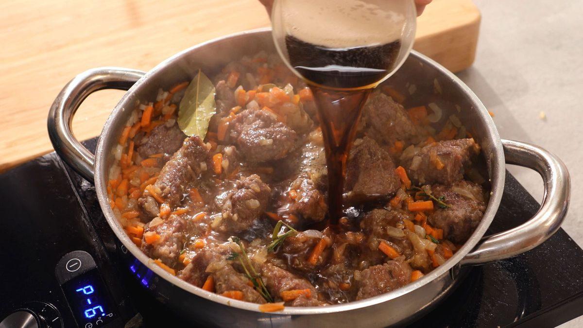Estofado de ternera con cerveza negra   Paso 3