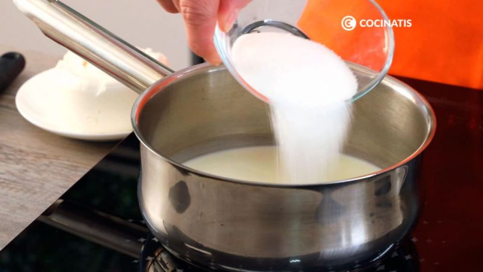 Crema de queso para la tarta de San Valentín