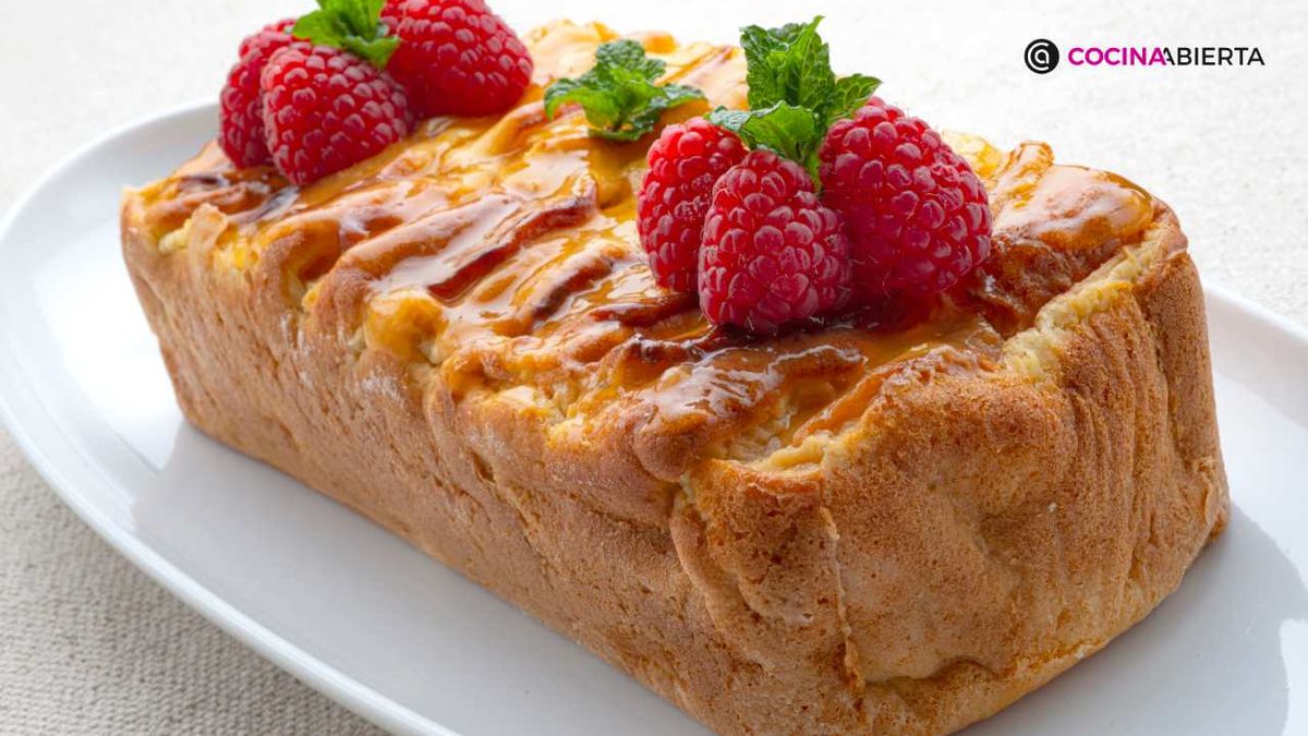 Bizcocho de manzana asada