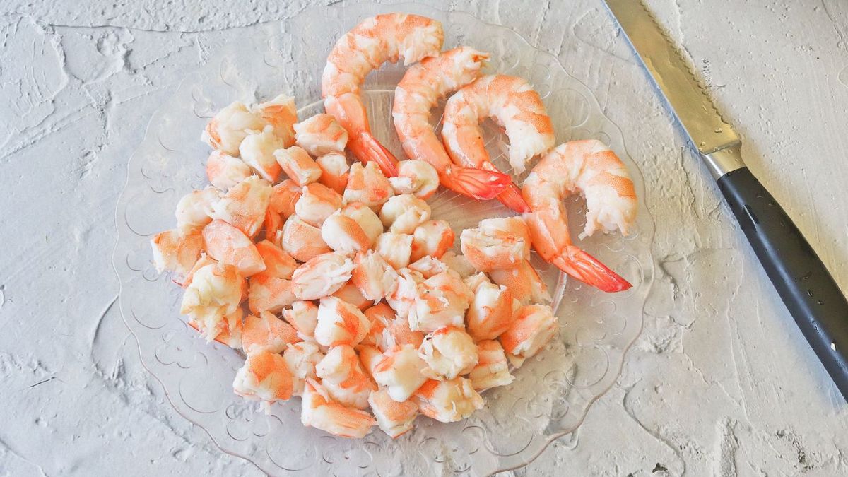 Pelar los langostinos