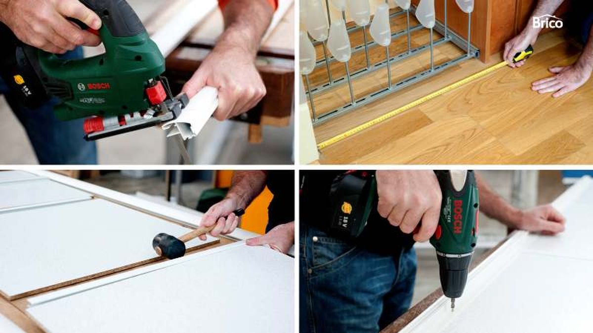 Primeros pasos para hacer puertas correderas para armario