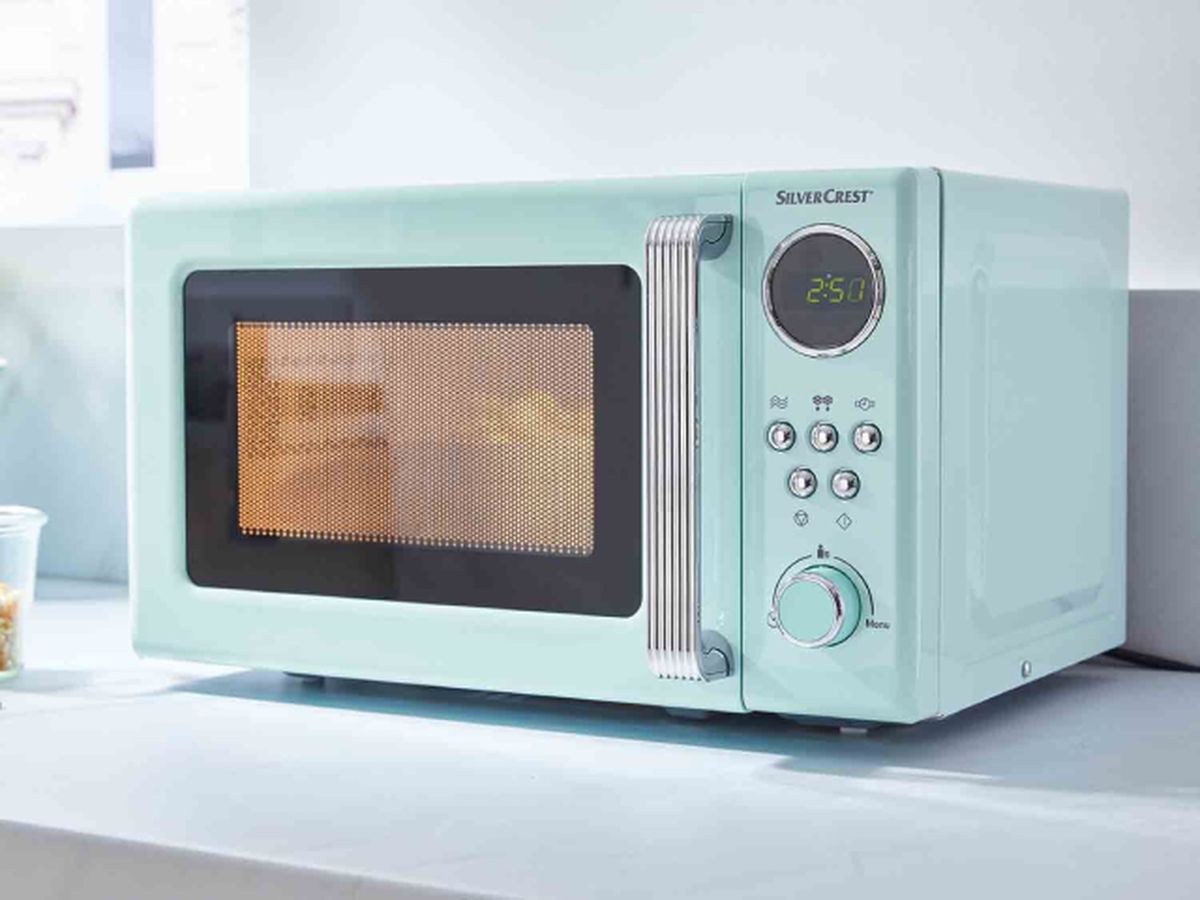 microondas azul lidl