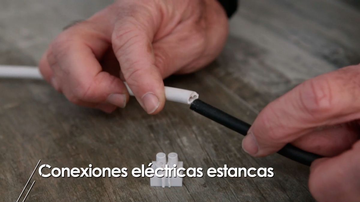 Hacer una conexión eléctrica estanca paso 1