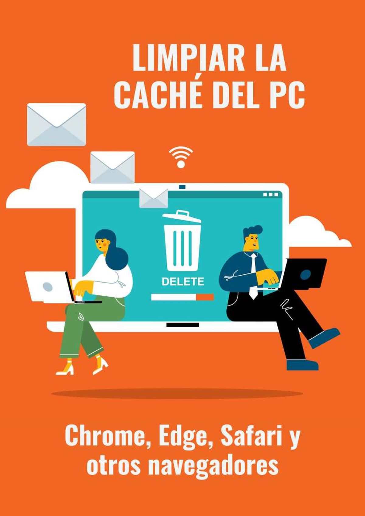 Cada navegador tiene sus propios atajos para borrar la caché