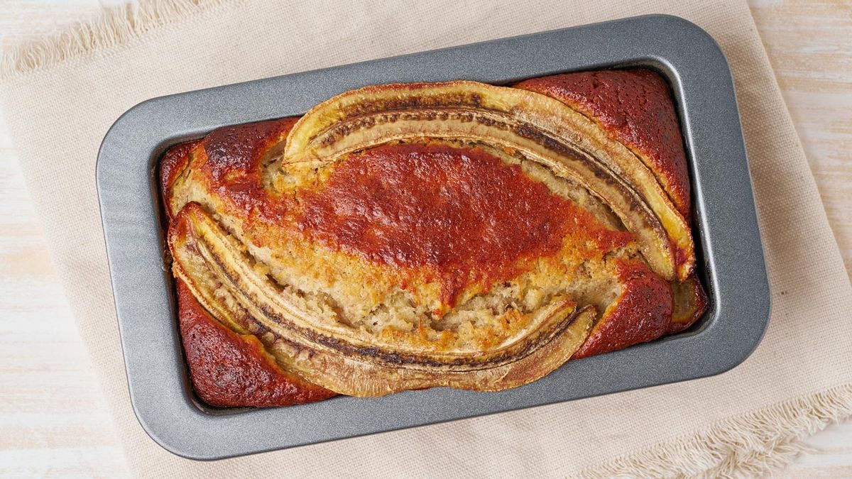 Cómo hacer banana bread (pan de plátano) con nueces y chocolate   Paso 7