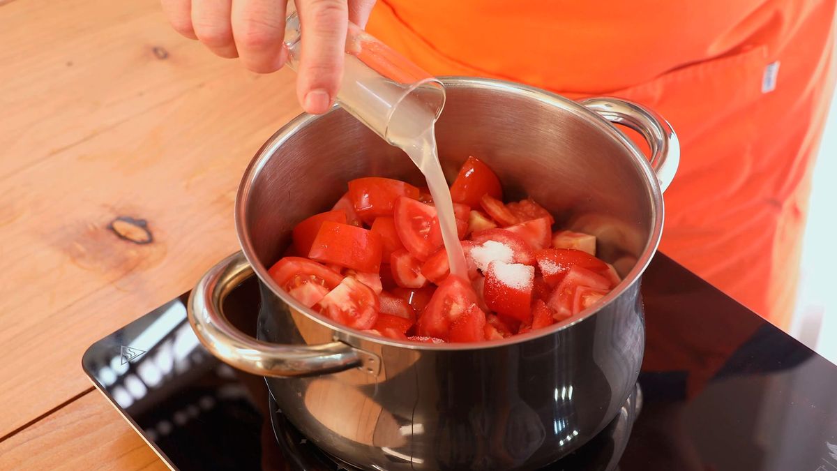 Receta de mermelada casera de tomate   Paso 3