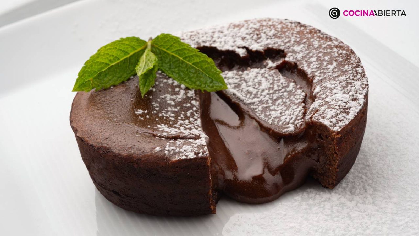 Volcán de chocolate