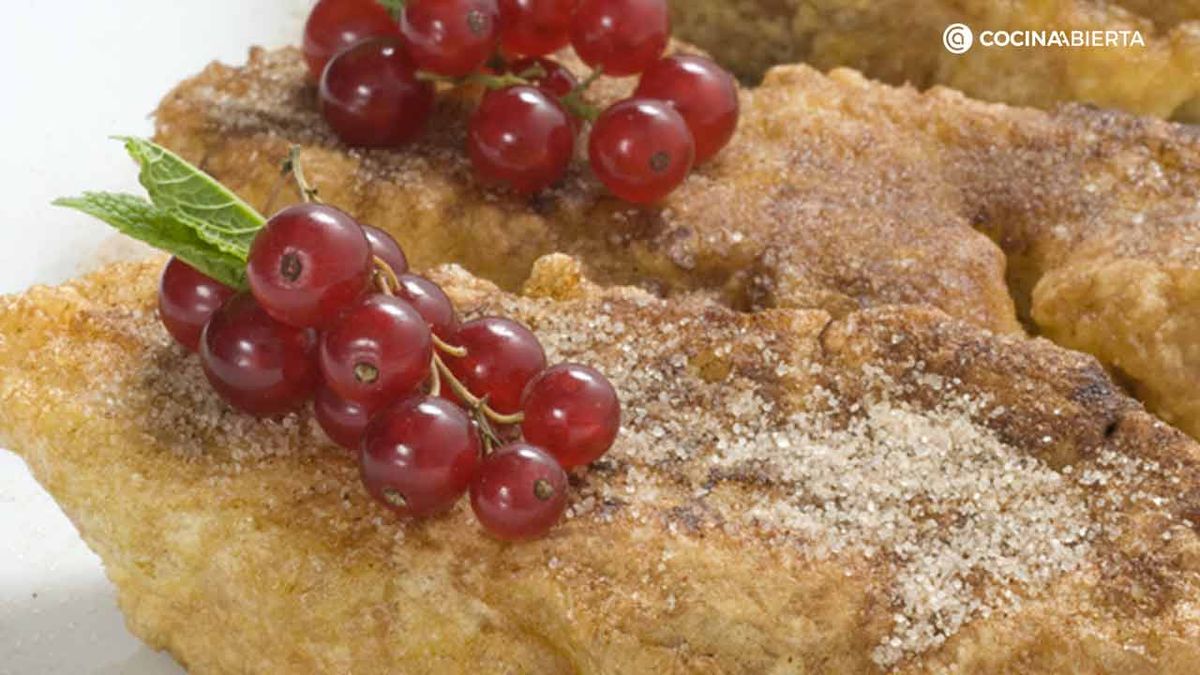 Torrijas con leche condensada