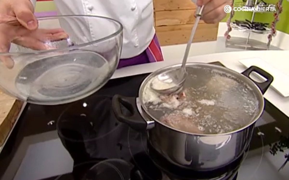 Caldo de año nuevo - paso 1