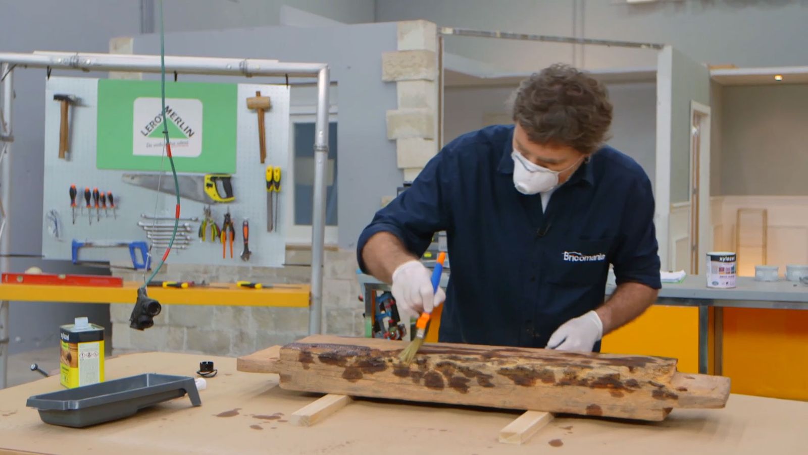 Cómo hacer una lámpara con una viga de madera paso 6 Cómo hacer una lámpara con una viga de madera paso 6