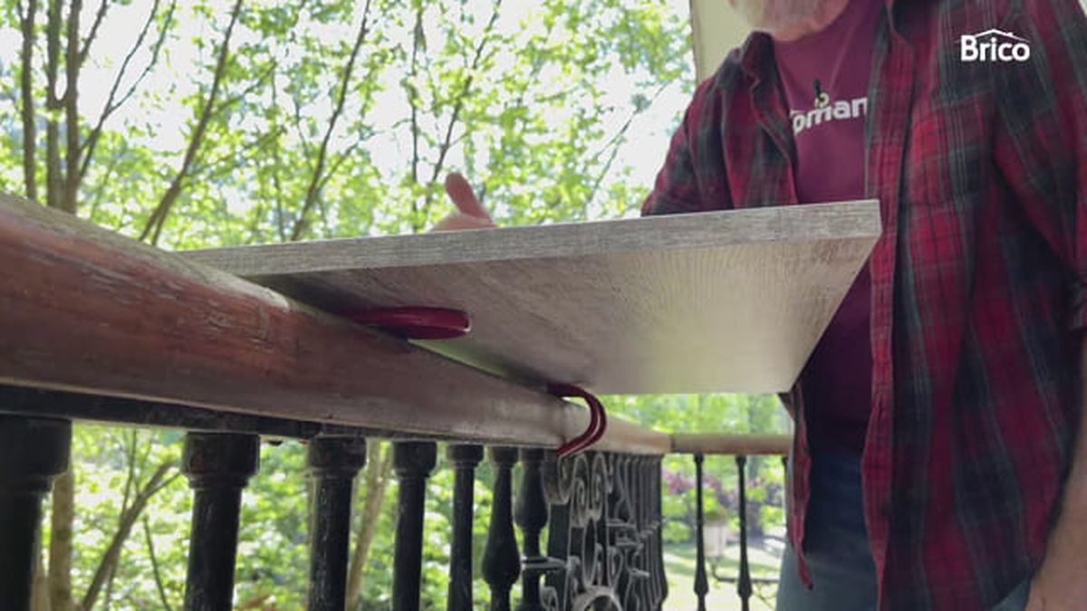 Bricomania 010 hacer una mesa colgante para balcón paso6