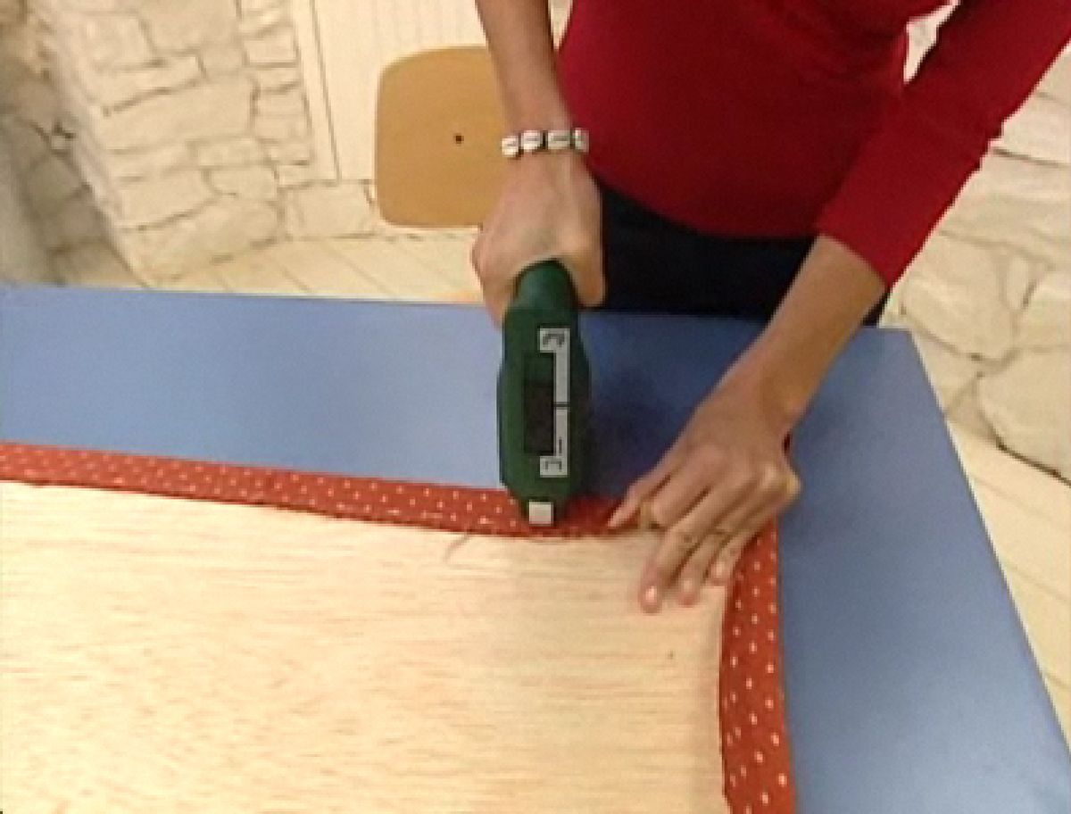 Cómo entelar un armario p2