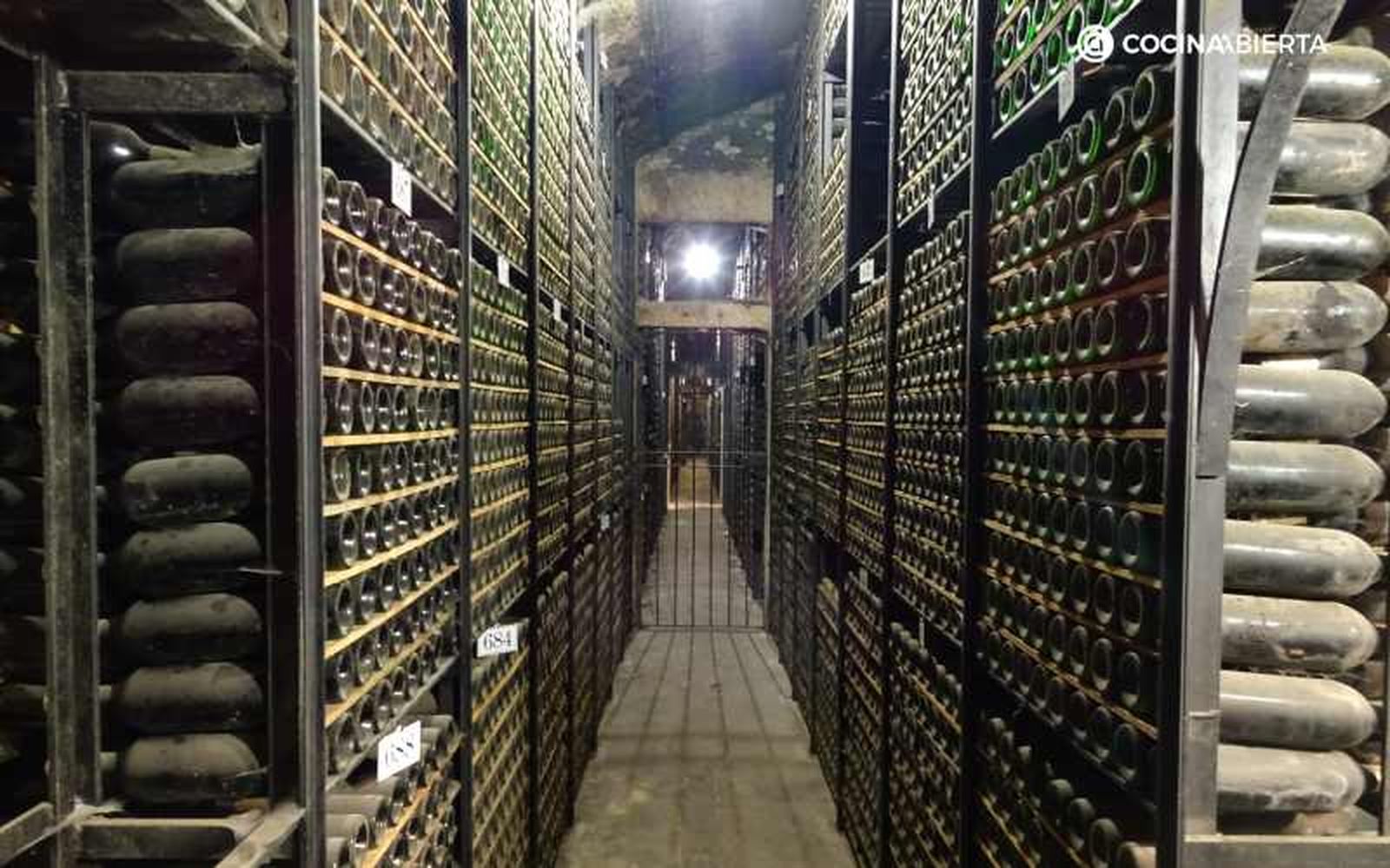Marqués de Riscal guarda sus vinos antiguos en su botellería Marqués de Riscal guarda sus vinos antiguos en su botellería