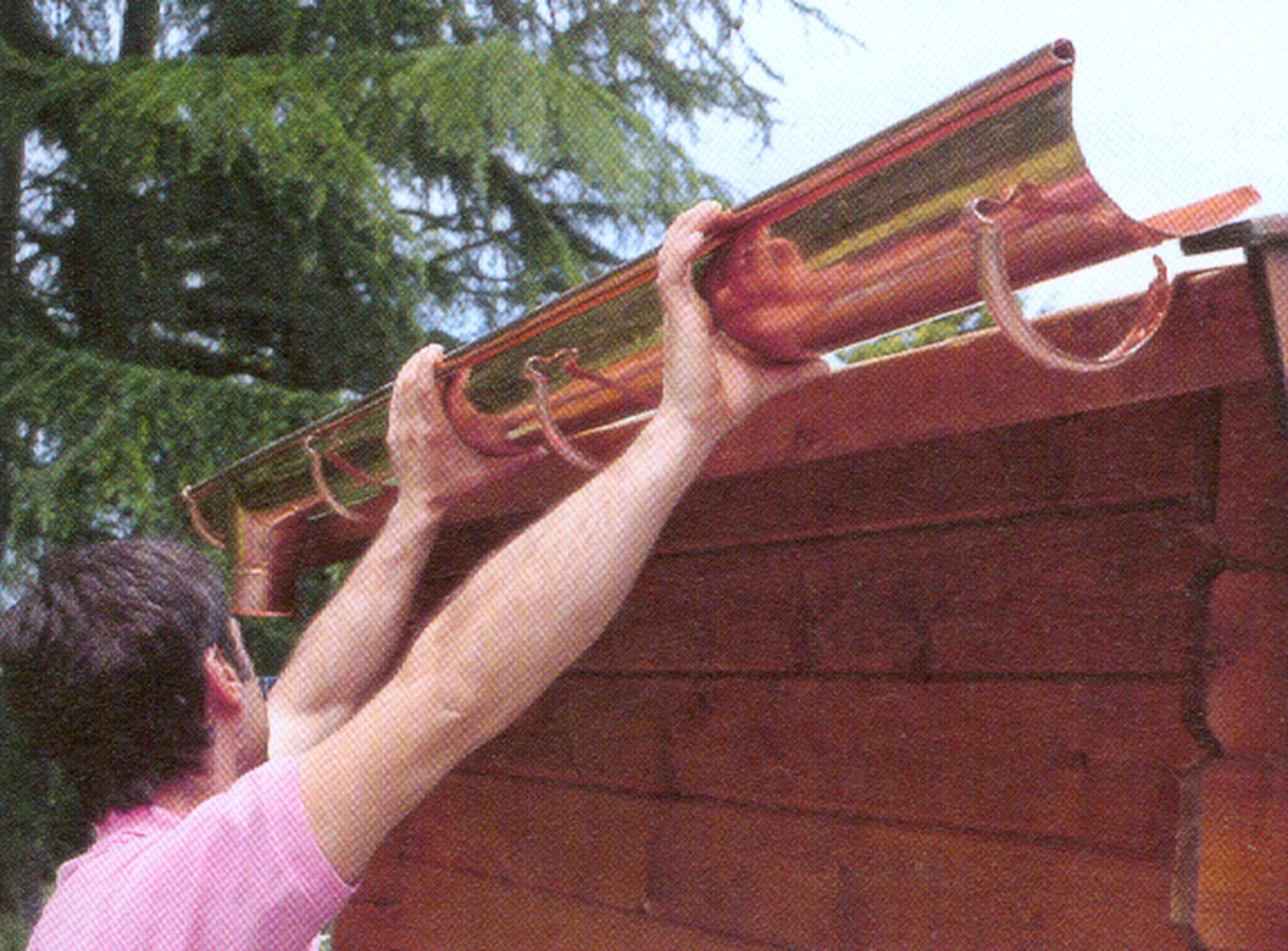 Instalación de un canalón paso 6 Instalación de un canalón paso 6