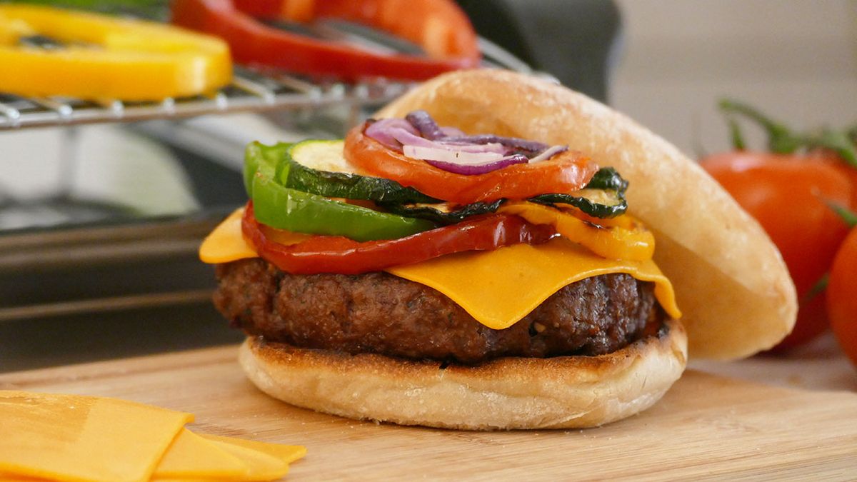 Hamburguesa a la barbacoa