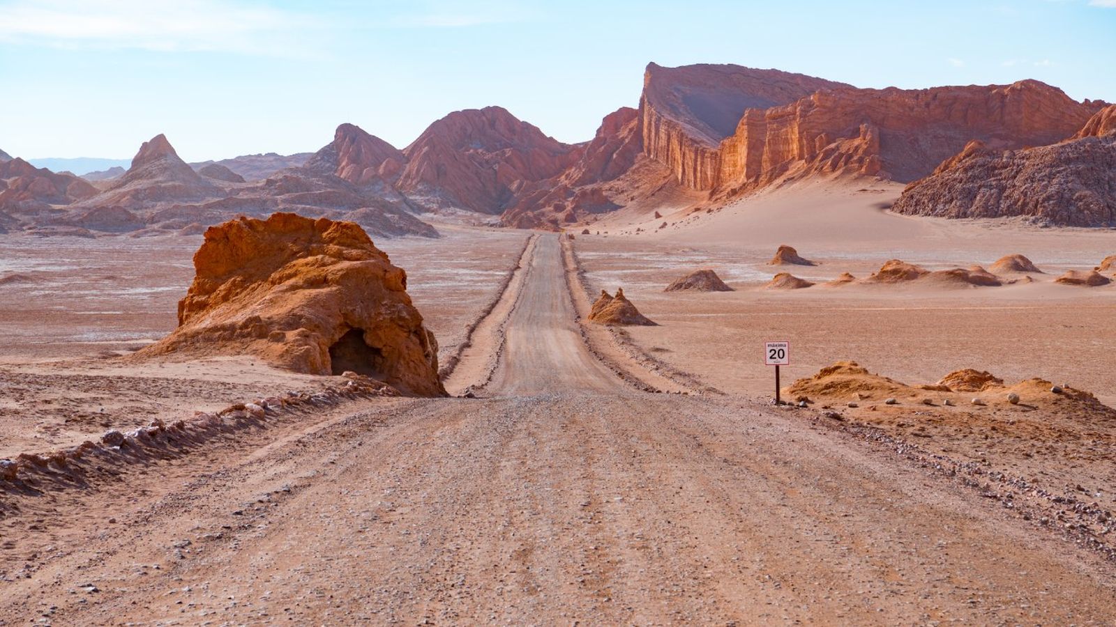 El desierto de Atacama es el más seco del mundo.
