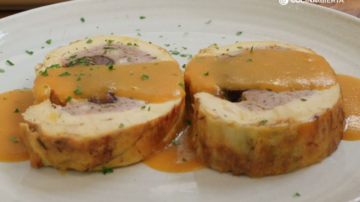 Redondo de pollo al horno