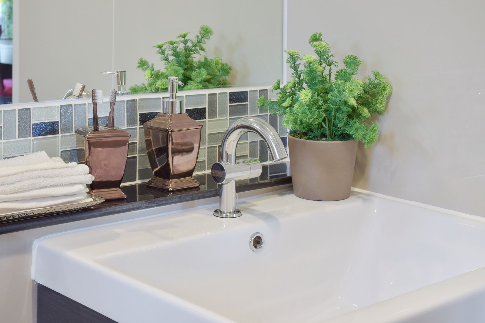 Consejos para lograr un baño elegante plantas Consejos para lograr un baño elegante plantas