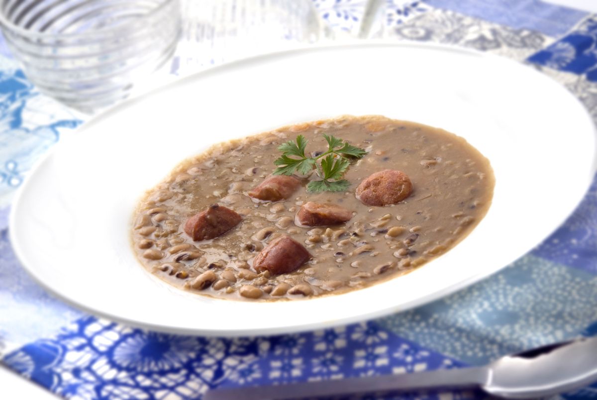 Carillas con arroz y chorizo