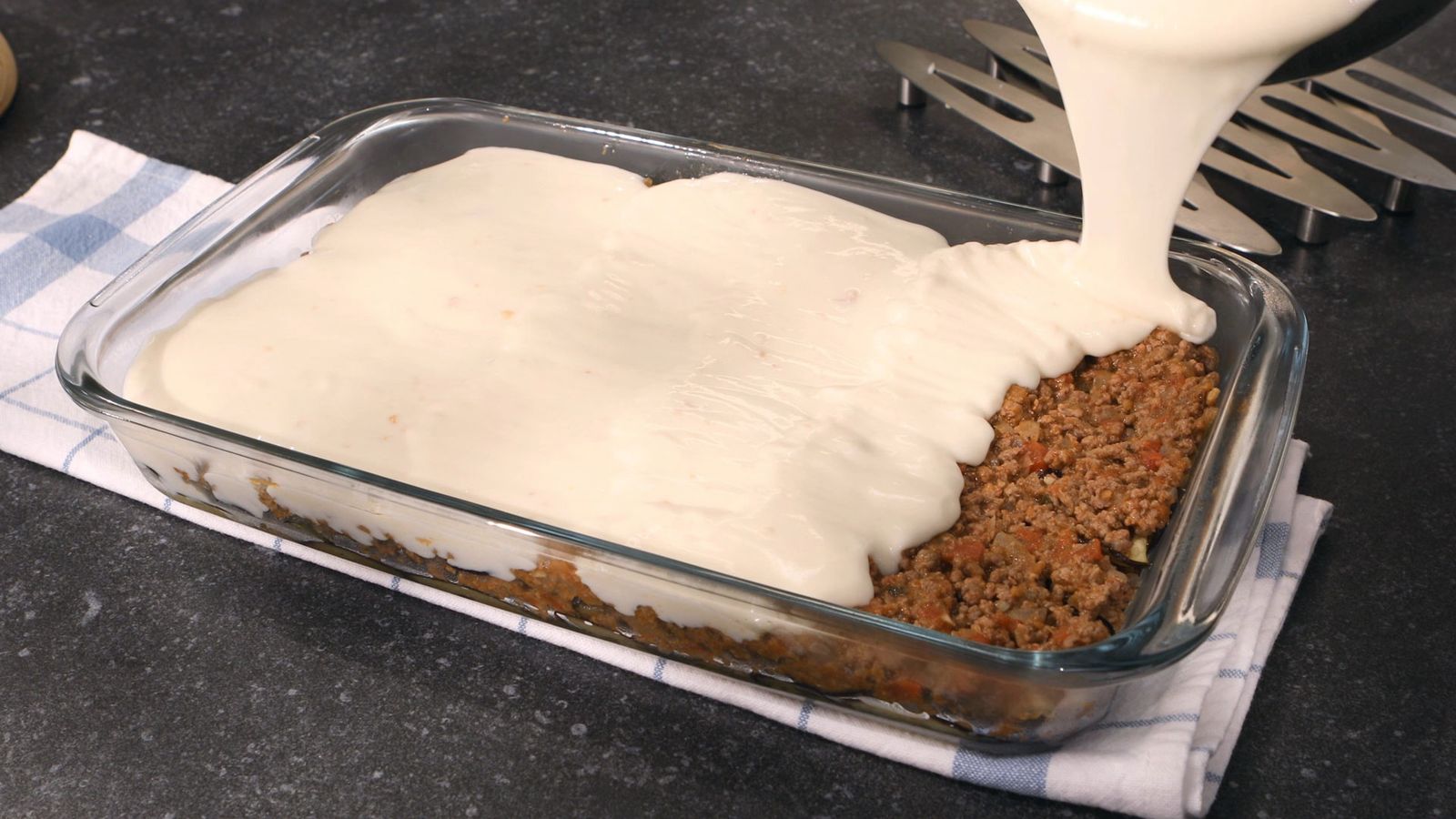 Musaka o moussaka griega Paso 5 Musaka o moussaka griega Paso 5