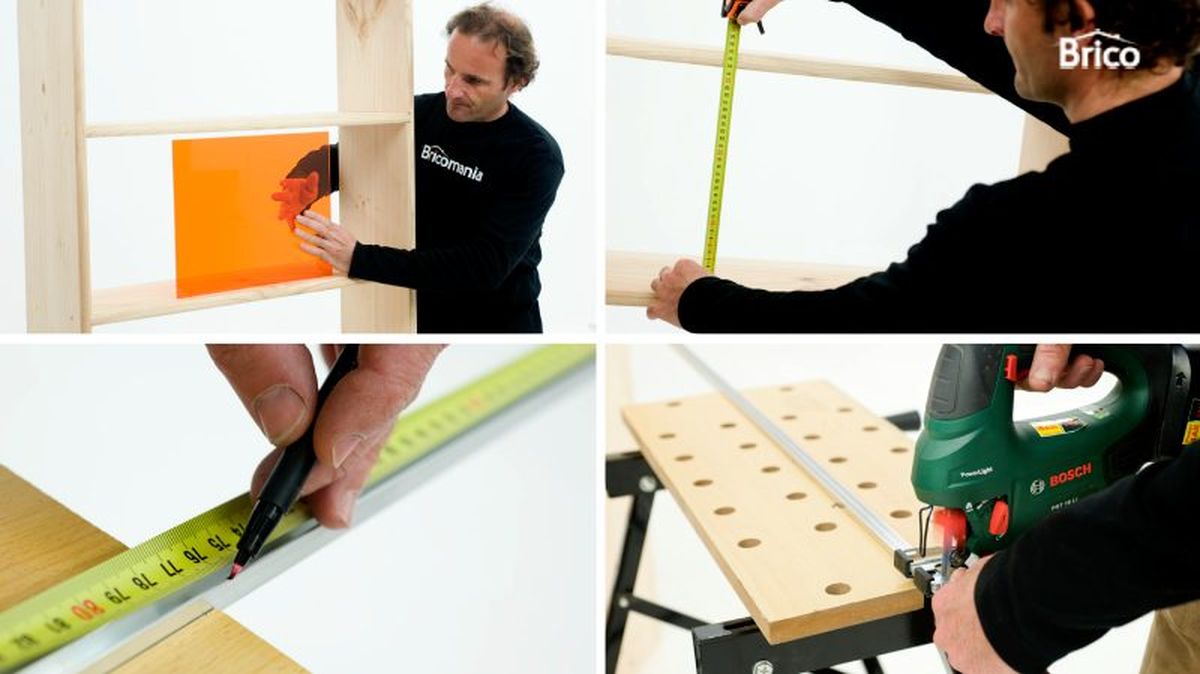 Primeros pasos para hacer una puerta corredera para mueble