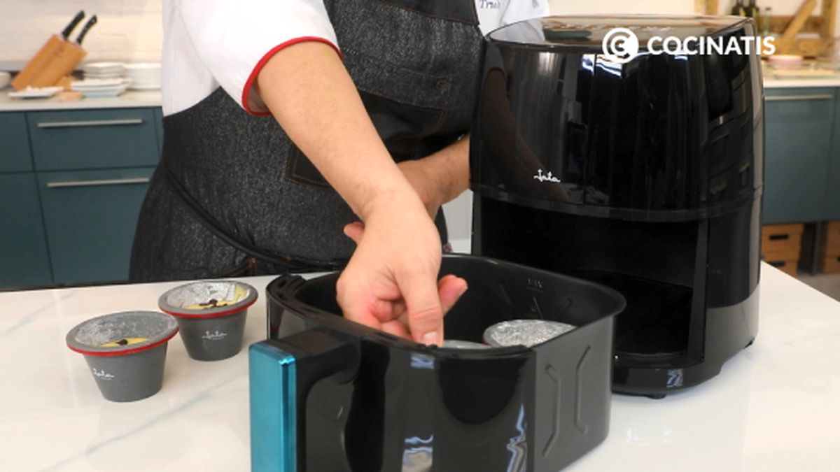 receta bizcocho en freidora de aire paso 5