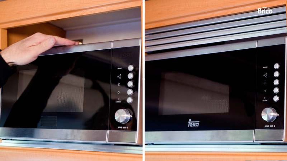 Resultado final de colocar una rejilla para microondas