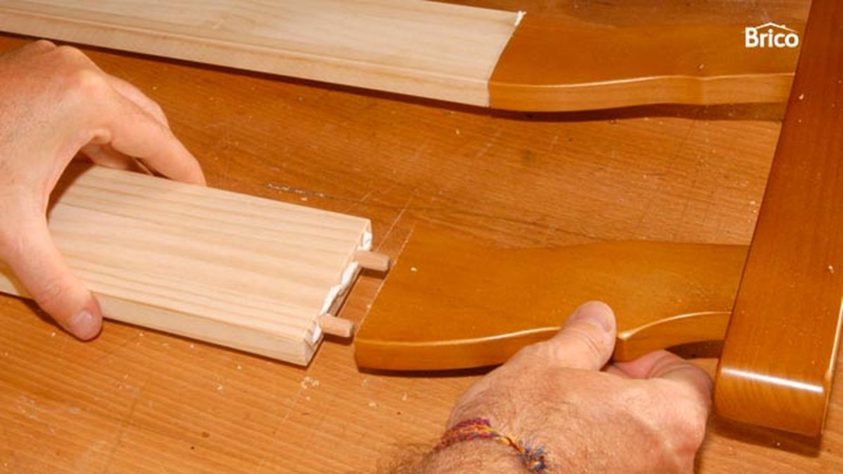 Transformar una silla en un banco paso 9