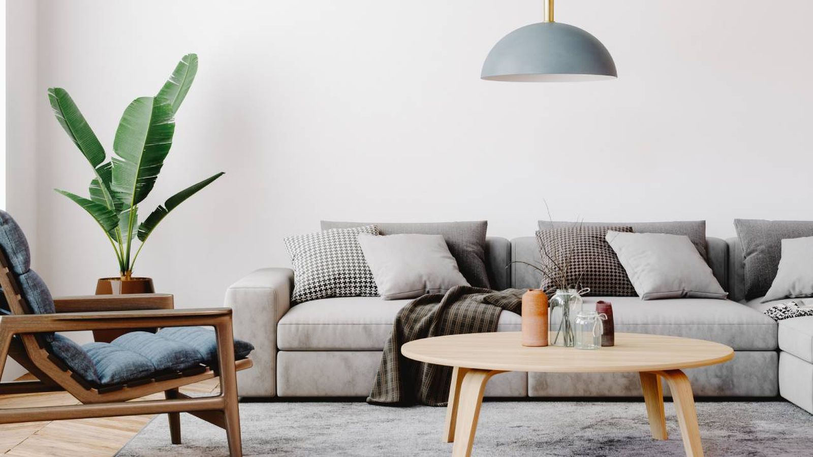 salon gris moderno