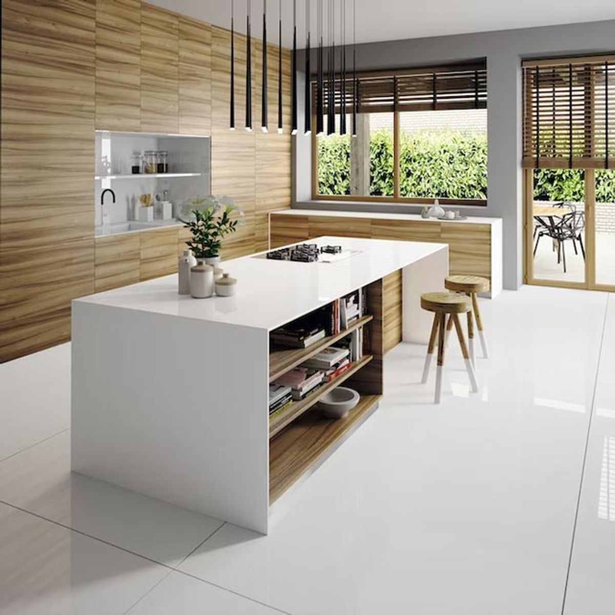 cocina silestone blanco iconic white